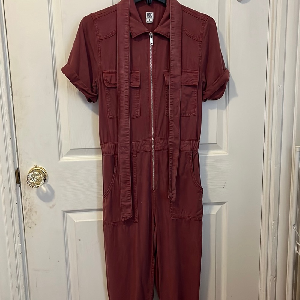 Maroon Urban Outfitters Jumpsuit